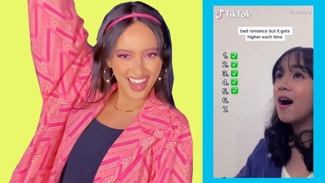 Professional Singer Faouzia Tries These Super Hard TikTok Vocal Challenges! | Cosmopolitan