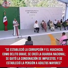 El Presidente López Obrador habló de algunas de las reformas constitucionales actuales