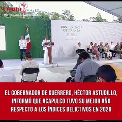 Acapulco tuvo su mejor año respecto a los índices delictivos en 2020