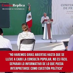 “No haremos giras abiertas hasta que se lleve a cabo la consulta popular"