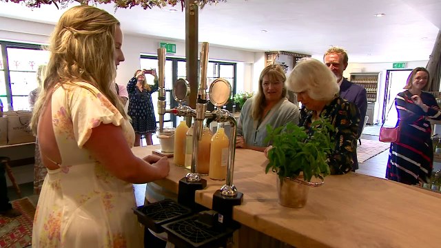 Duchess of Cornwall visits Heron Valley Orchards