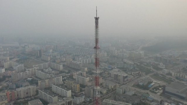 Thick smoke blankets Russian city as wildfires rage amid heat wave