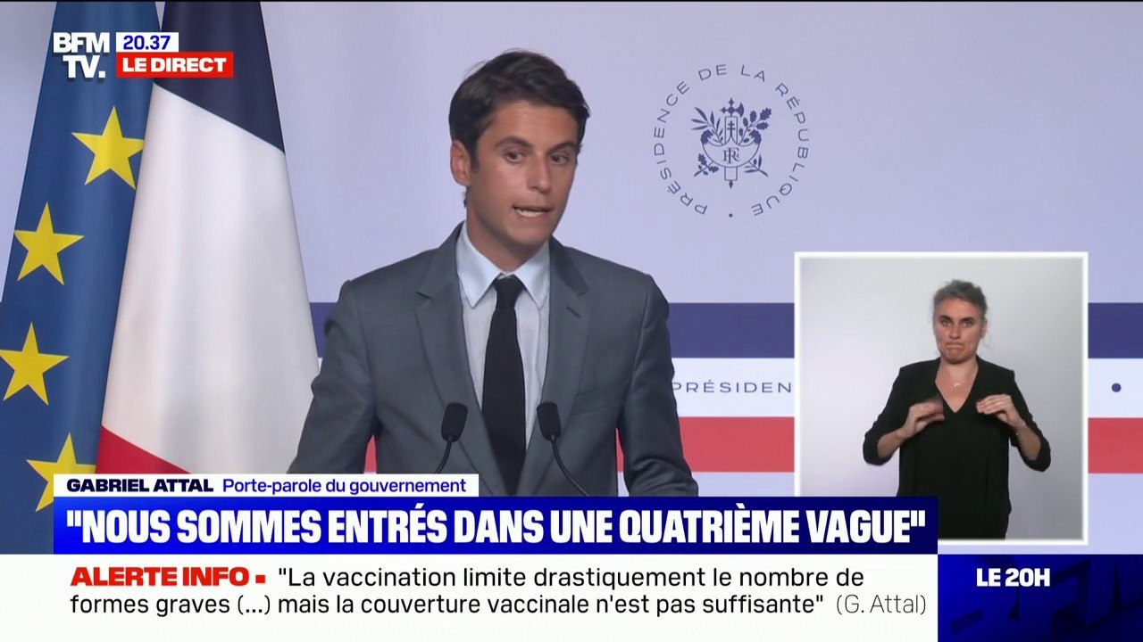 Gabriel Attal (porte-parole du gouvernement): "Un cadre de sanction sera prévu pour nous assurer du bon contrôle du pass partout où il est nécessaire"
