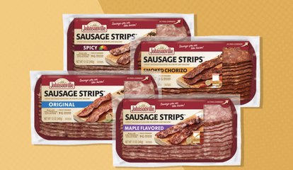 Johnsonville's New Sausage Strips Mean You Don't Have to Choose Between Sausage and Bacon