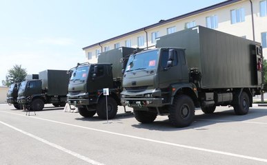 Türkiye'den Gürcistan ordusuna teknik servis araçları desteği