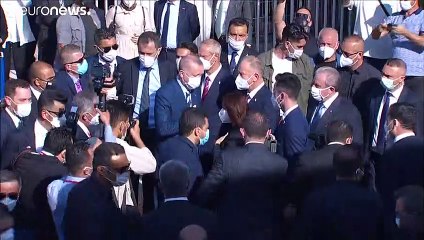 El presidente turco Erdogan visita el norte de Chipre e insiste en la solución de los dos Estados