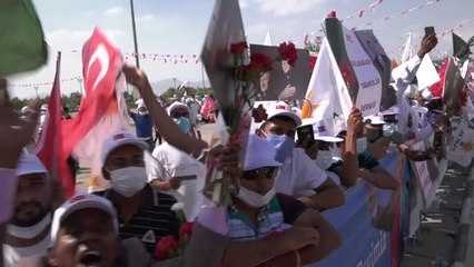 Son dakika haberleri... Cumhurbaşkanı Erdoğan'a KKTC'de sevgi gösterileri
