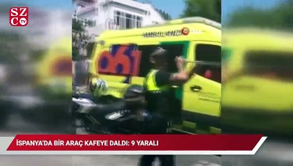 İspanya’da bir araç kafeye daldı: 9 yaralı