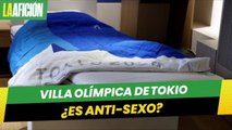 ¿Son anti-sexo_ En Villa Olímpica de Tokio, atletas dormirán en camas de cartón