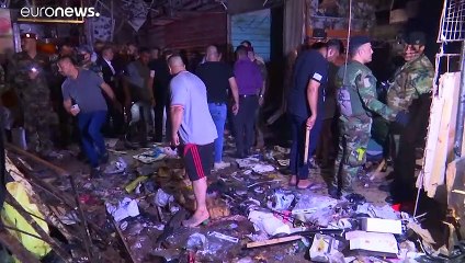 30 قتيلا على الأقل في هجوم دامٍ بسوق في بغداد عشية الأضحى