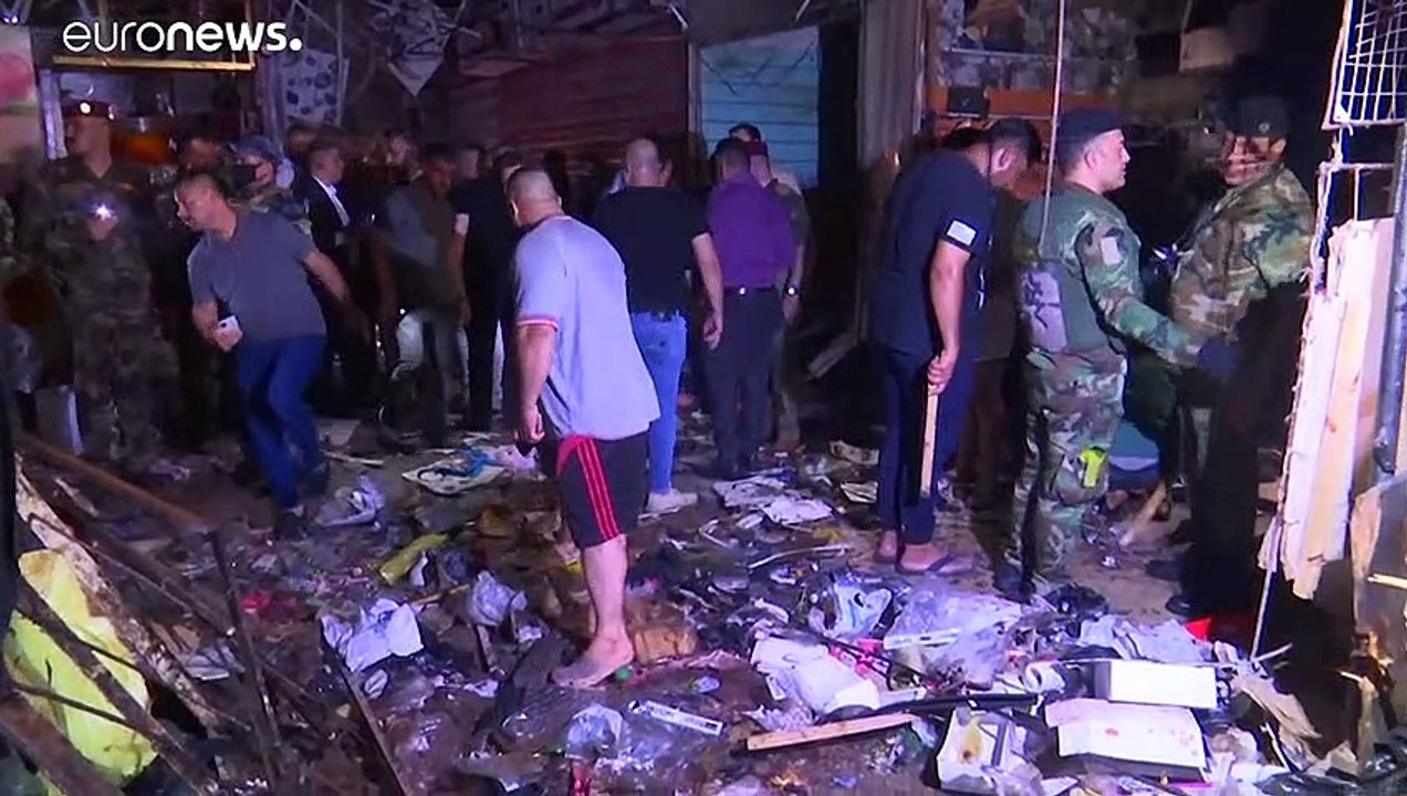 30 قتيلا على الأقل في هجوم دامٍ بسوق في بغداد عشية الأضحى