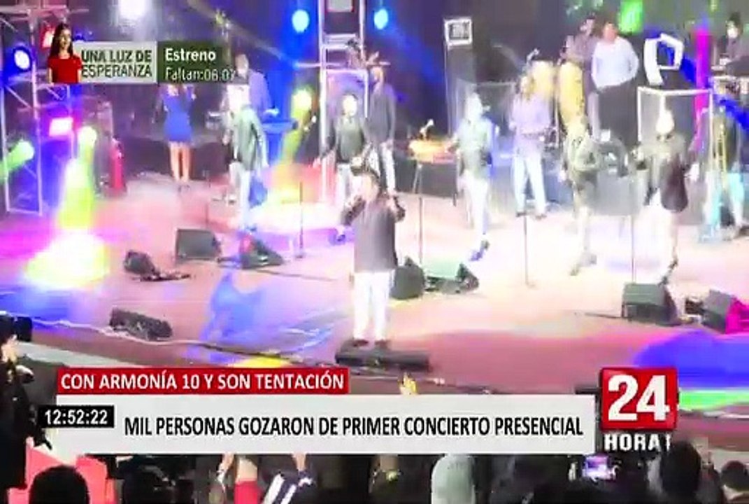 Así se vivió primer concierto presencial por la reactivación en Parque de la Exposición