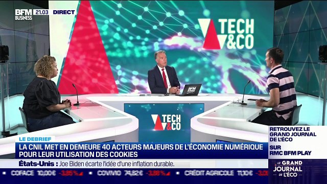 La mise en demeure de 40 acteurs majeurs de l'économie numérique par la CNIL, les propos de Joe Biden sur Facebook et la vacination,... Le débrief de l'actu tech du lundi - 19/07
