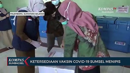 Ketersediaan Vaksin Covid-19 Sumsel Menipis