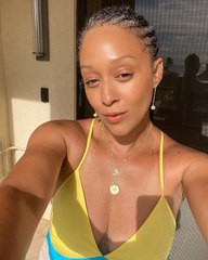 Tia Mowry Showed Off Her Gray Hairs While on Vacation