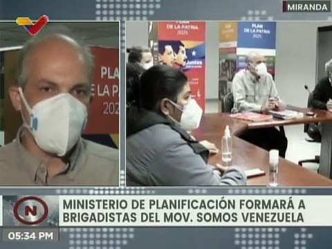 Ministerio de Planificación formará a brigadistas del MSV a través del Plan de la Patria