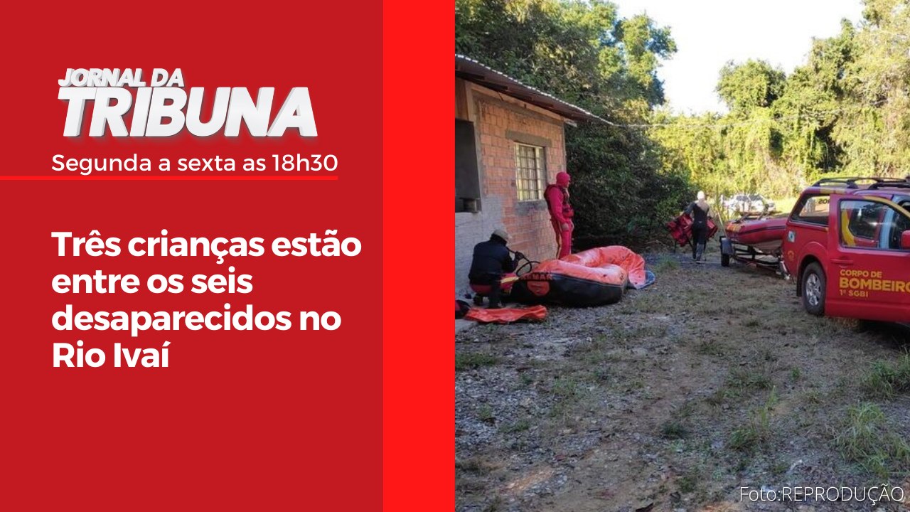 Três crianças estão entre os seis desaparecidos no Rio Ivaí