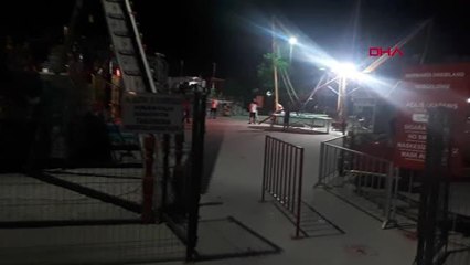 MUĞLA-MARMARİS'TE LUNAPARKA 16 GÜN SONRA İKİNCİ SALDIRI: 1 YARALI