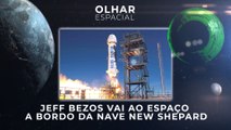Ao Vivo | Blue Origin: Jeff Bezos vai ao espaço a bordo da nave New Shepard | #OlharEspacial