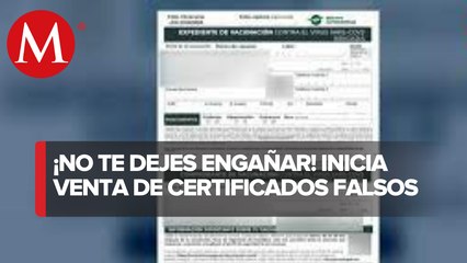 En CdMx, venden certificados falsos de vacunación en Santo Domingo