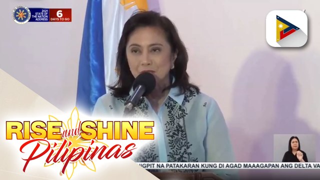 Vice President Robredo, imbitado na dumalo virtually sa SONA ni Pangulong Rodrigo Duterte sa July 26