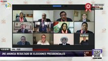Jurado Nacional de Elecciones anuncia resultados de elecciones presidenciales en #Perú - VPItv