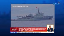 Barko ng Chinese Navy na nakahinto sa loob ng EEZ ng Pilipinas, pinaalis ng PHL Coast Guard | UB