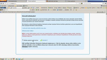 E-imza qeydiyyat ücün video təlimat
