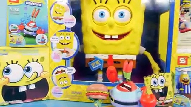 Spongebob Squarepants Toys Videos MEGA Spongebuddy Surprise Blind Boxes Disney Cars Toy Cl