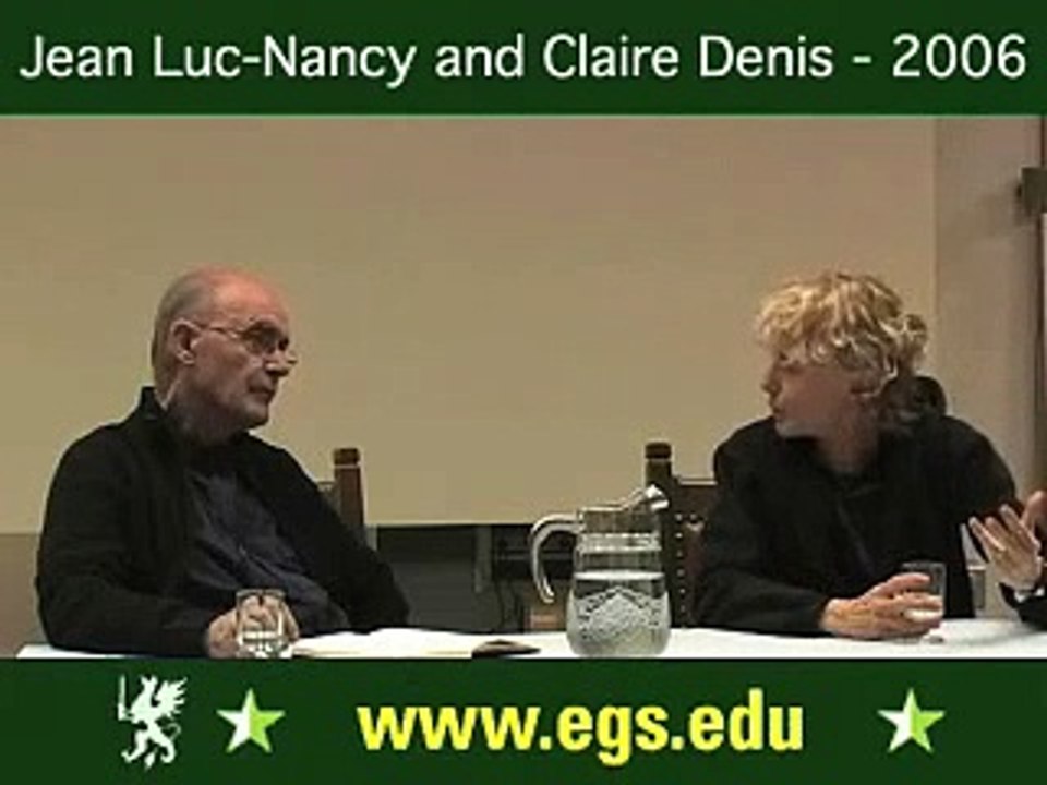 Claire Denis + Jean Luc Nancy. Jean-Luc Godard Sympathy for the Devil. 2006 1 2