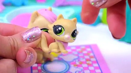 Littlest Pet Shop Kitty Cat Mom and Kitten Babies Surprise Families Playset V