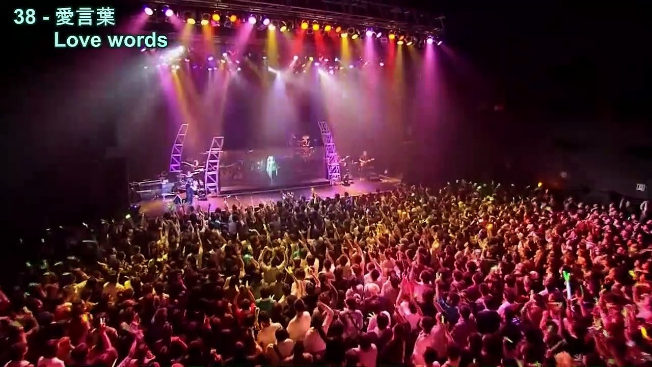 [Eng Sub] Love Words - Vocaloid - Hatsune Miku 39's Giving Day Concert