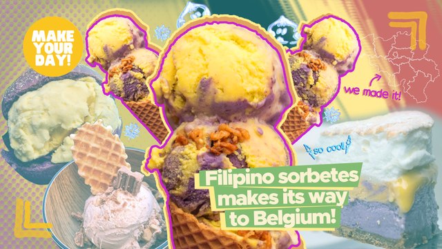 Filipino sorbetes makes its way to Belgium! | Make Your Day
