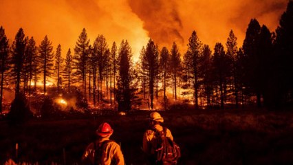 Download Video: California: Sky turns red as wildfire in Oregon spreads