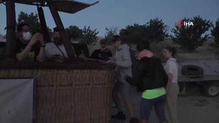 Kapadokya'da bayramı gökyüzünde karşıladılar