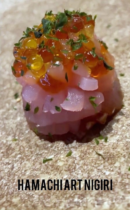 Hamachi art nigiri