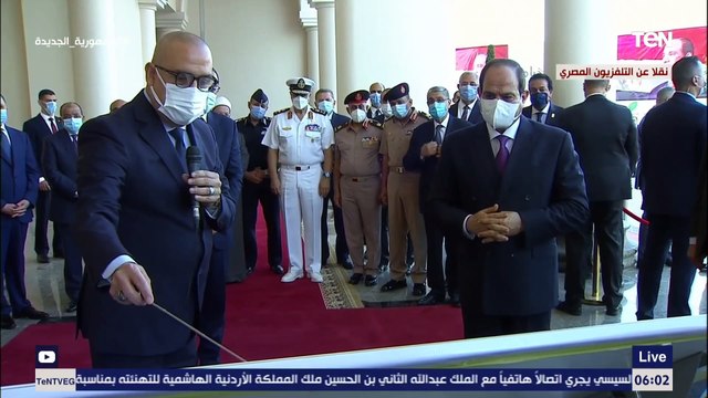 الرئيس السيسي يستعرض بعد المشروعات الجاري تنفيذها بمدينة العلمين الجديدة