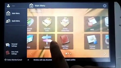 Setting iD card print Canon iR Adv 6575i & review fitur