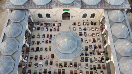 Kurban Bayramı namazı kılındı