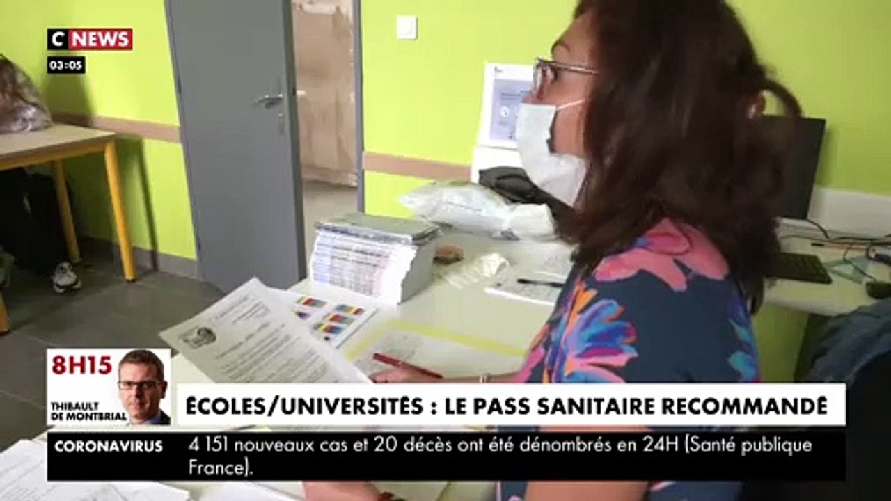 Coronavirus - Faudra-t-il un pass sanitaire pour les élèves et les étudiants afin de se rendre en cours à la rentrée dans les écoles, lycées, collèges et les universités ?