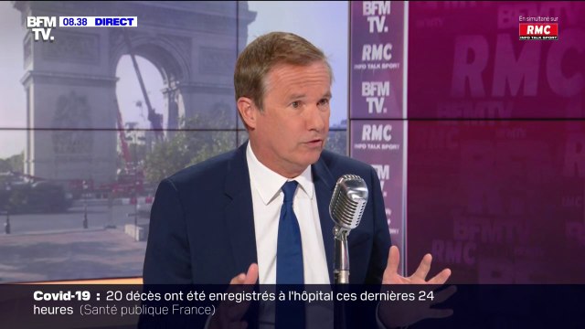 Pass sanitaire: pour Nicolas Dupont-Aignan, le collier est mis autour du cou des Français