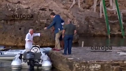 Jaime de Marichalar, elegancia a bordo de una zodiac en Ibiza