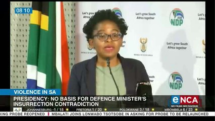 Defence Minister contradicts president on unsurrection