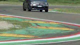 New Abarth F595@Imola Circuit Driving Video