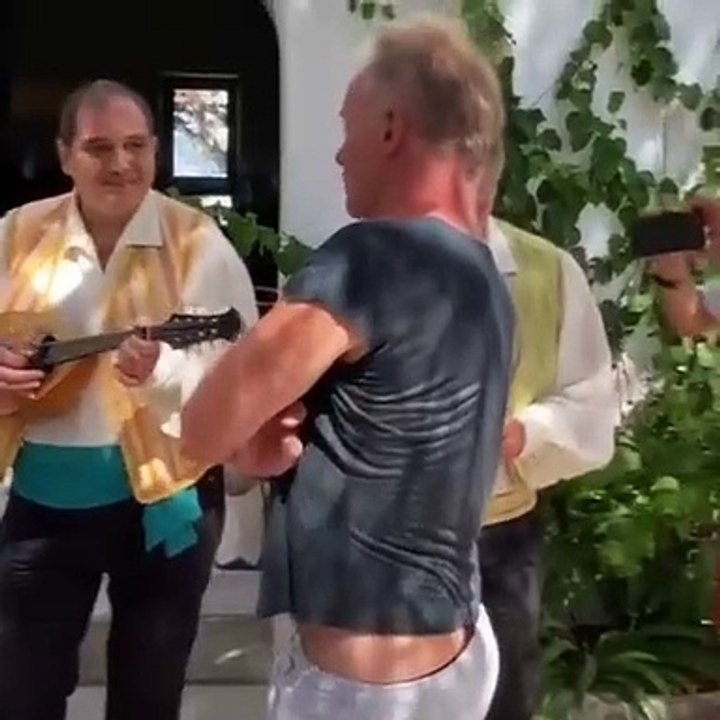 Sting canta a Positano