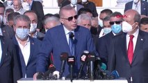 Son dakika haberi | Cumhurbaşkanı Erdoğan: Biz artık Kuzey Güney demek istemiyoruz. Artık Kıbrıs Türkü diyoruz