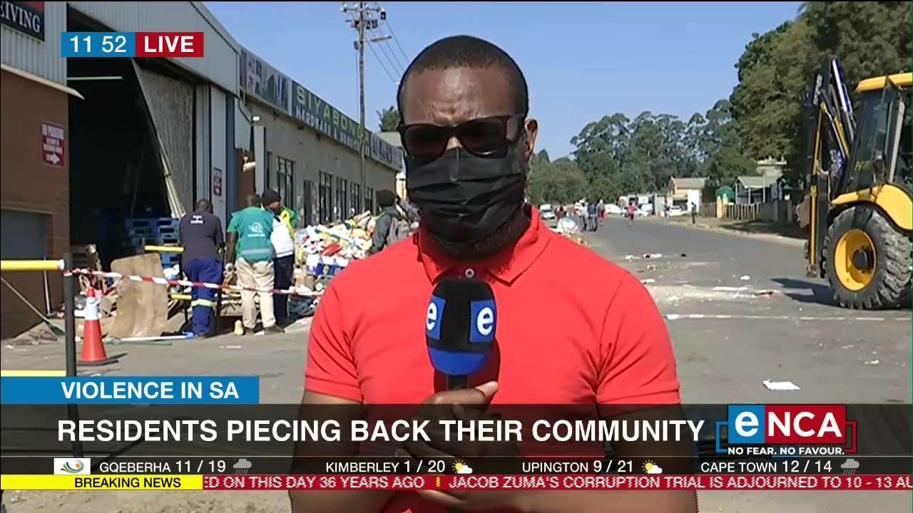 Residents piecing back their community