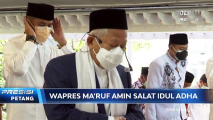 Wakil Presiden Menjalankan Sholat Idul Adha di Kediaman Resmi Wakil Presiden