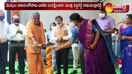 గ్రామాల్లో సర్పంచ్ లు మొక్కల సంరక్షణ బాధ్యత తీసుకోవాలి : పెద్దిరెడ్డి రామచంద్ర రెడ్డి