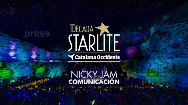 Nicky Jam elige Starlitepara celebrar sus dos únicos conciertos del verano en toda Europa